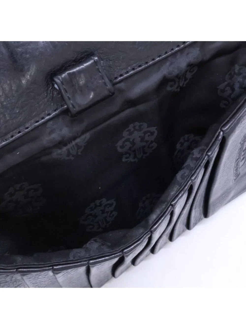 Chrome Hearts Wave BS Fluer Leather Wallet